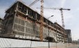 Obras do Condomínio Porto Vida Residencial, que integra o complexo do Porto Olímpico