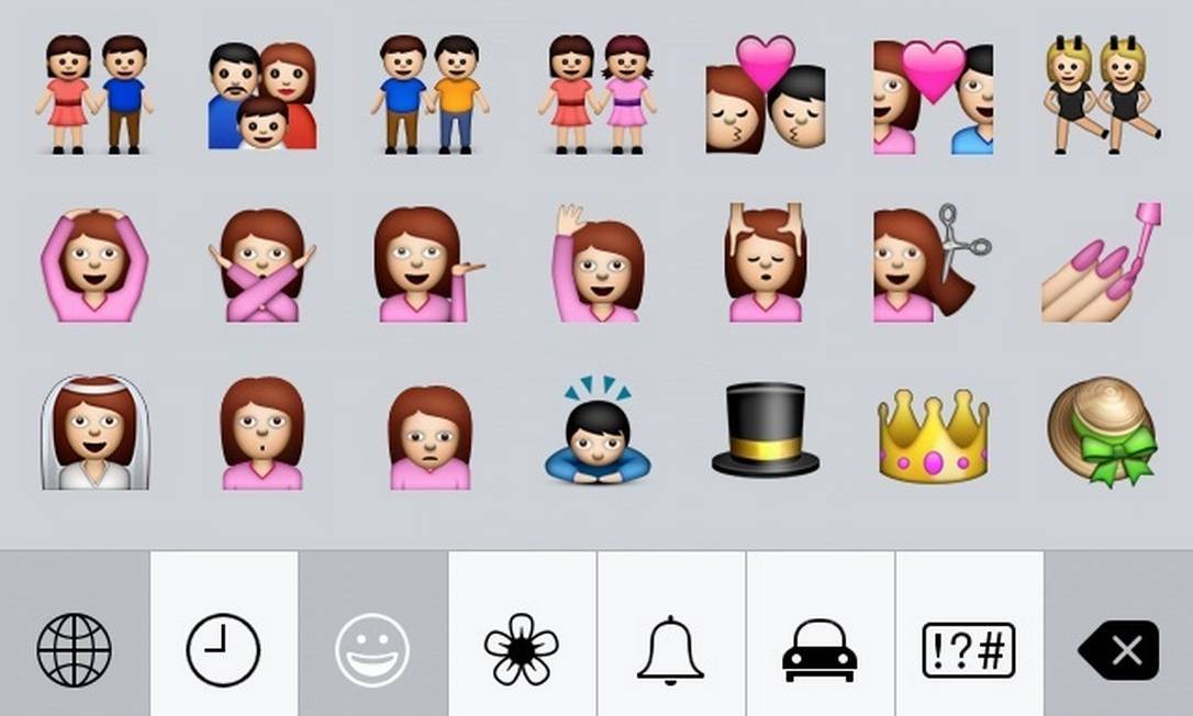 Apple quer mais diversidade racial nos Emojis - Jornal O Globo