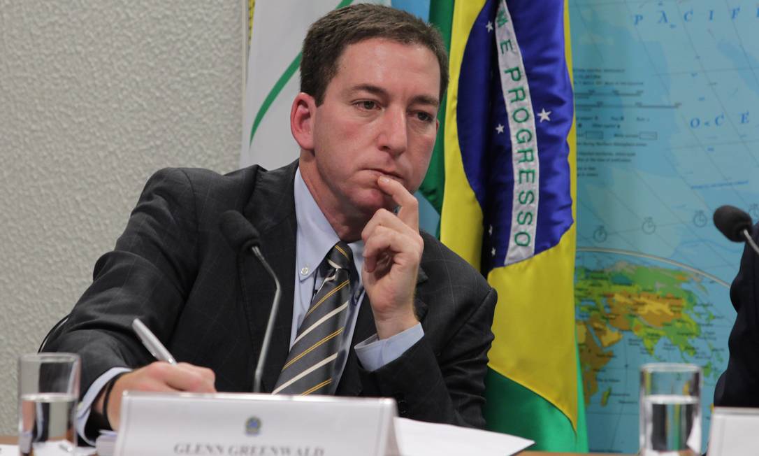
Glenn Greenwald em depoimento na Comissão de Relações Exteriores do Senado brasileiro: trabalho premiado com o Pulitzer
Foto:
/
Ailton de Freitas/06-08-2013
