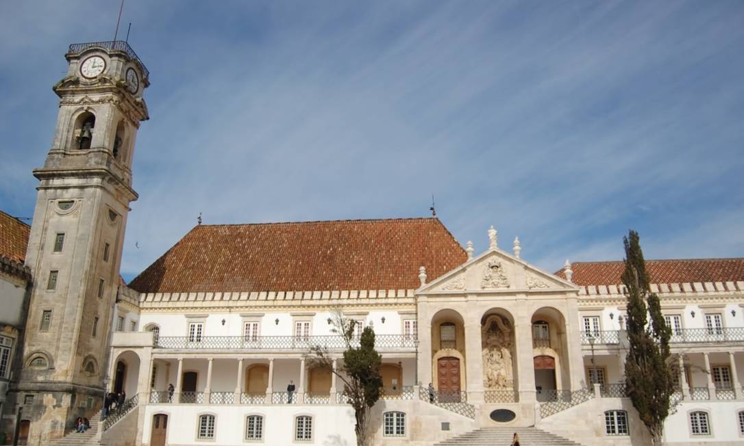 A universidade de Coimbra, em Portugal Foto: Divulgação