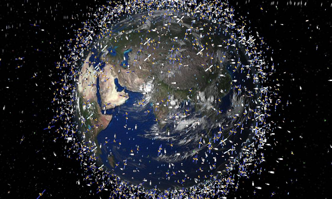 Lixão flutuante na órbita da Terra preocupa agências espaciais - Jornal O Globo