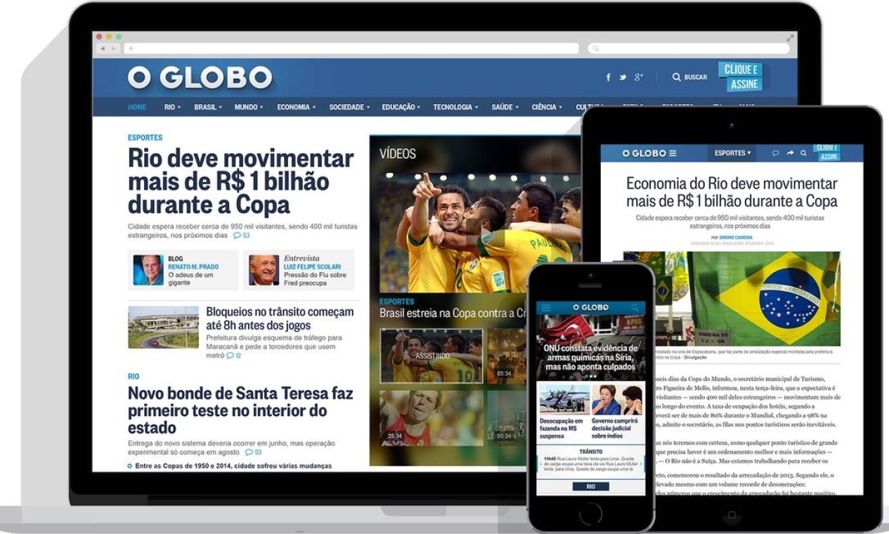 Personalidades Comentam Novo Site Do Globo Jornal O Globo 0659