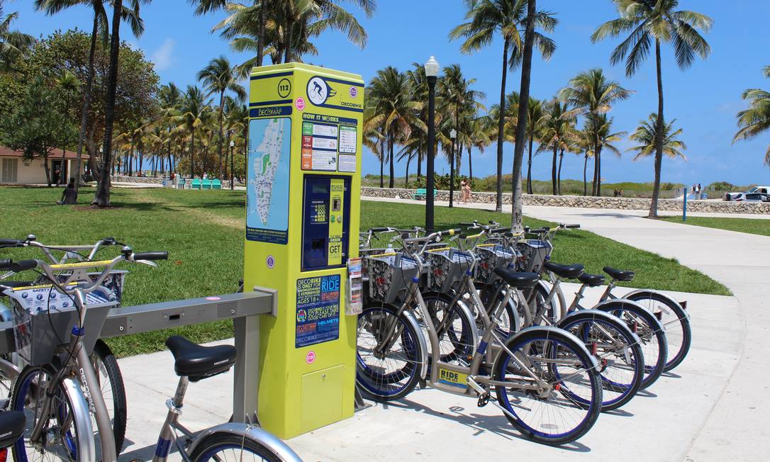 
Em Miami, as bikes Art Déco estarão em breve circulando no Design District e em Wynwood
Foto:
/
Foto de Fernanda Dutra
