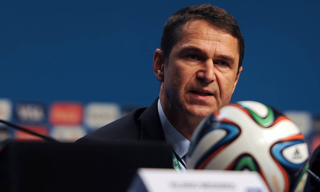 
Ralf Mutschke, diretor de segurança da Fifa
Foto:
/
AFP
