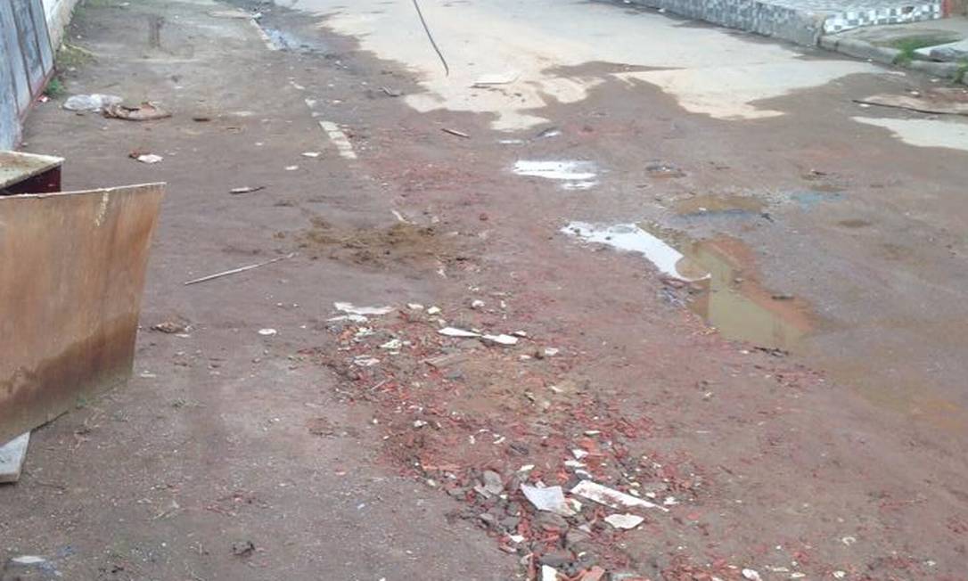 Rua de Belford Roxo tem problemas