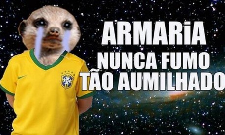 Nas redes sociais, derrota vexatória da seleção brasileira virou motivo de piadas Foto: Reprodução
