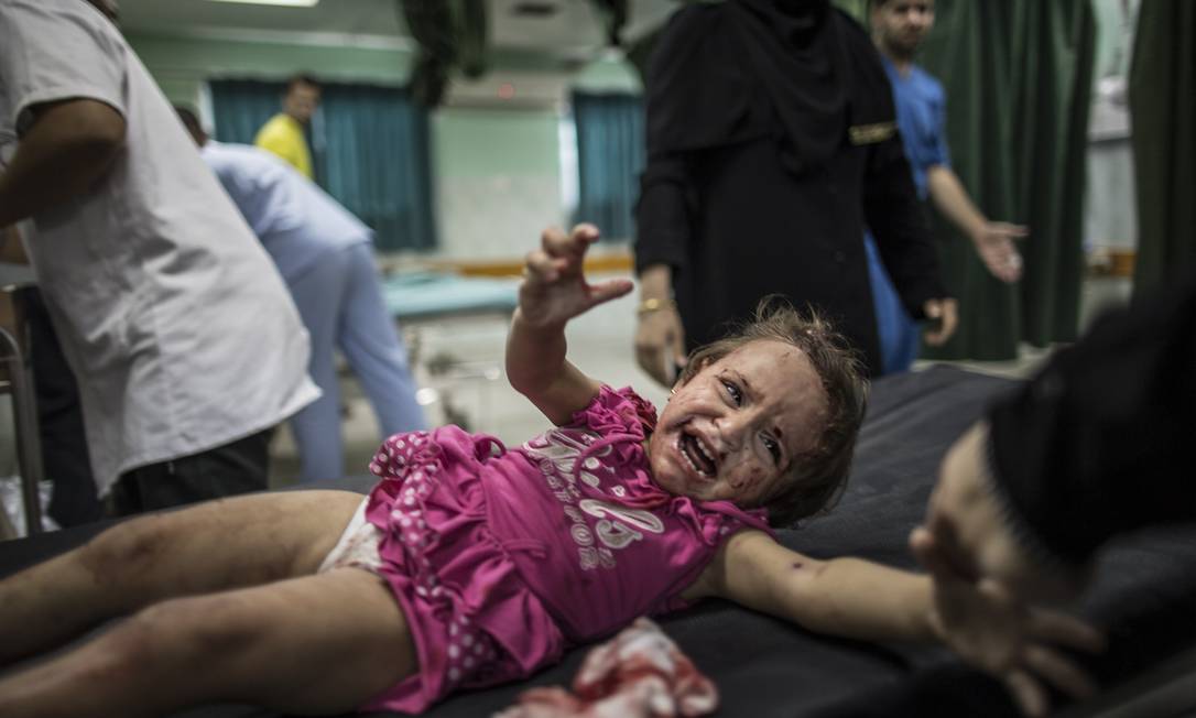 Conflito em Gaza já matou 121 crianças, diz Unicef - Jornal O Globo