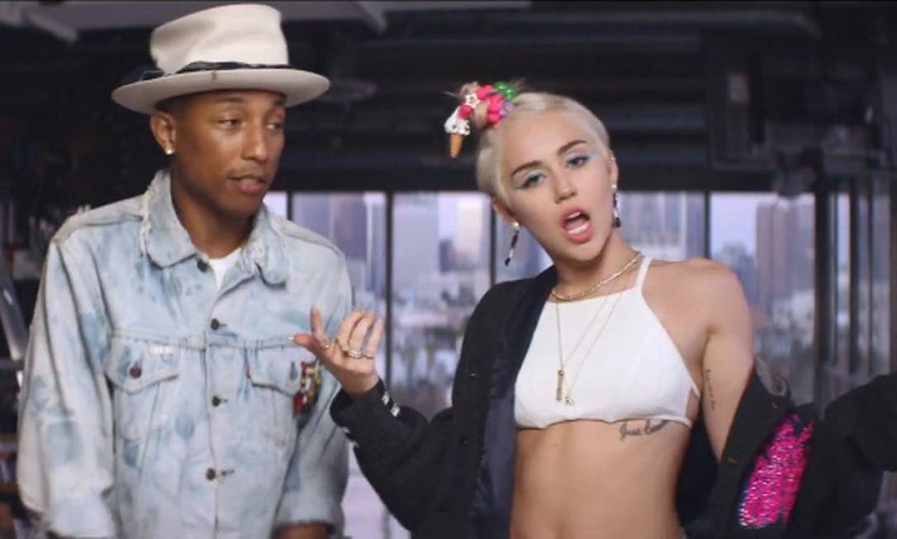 Pharrell lança novo clipe, get it bae’, com Miley Cyrus Jornal