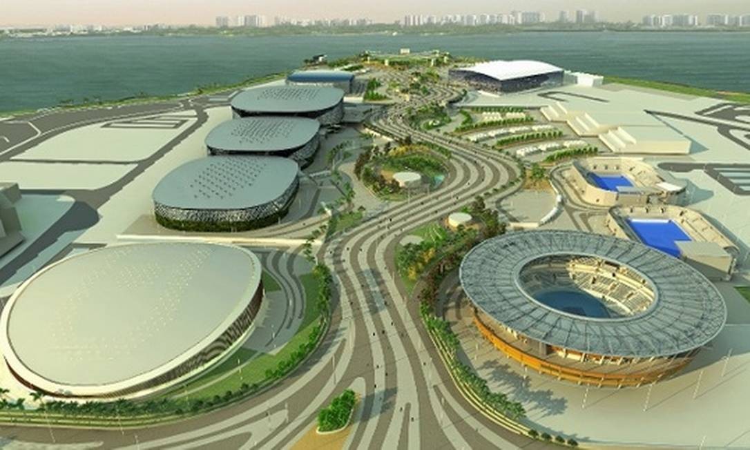 Parque Olímpico, na Barra da Tijuca, já está com 70 das obras nas