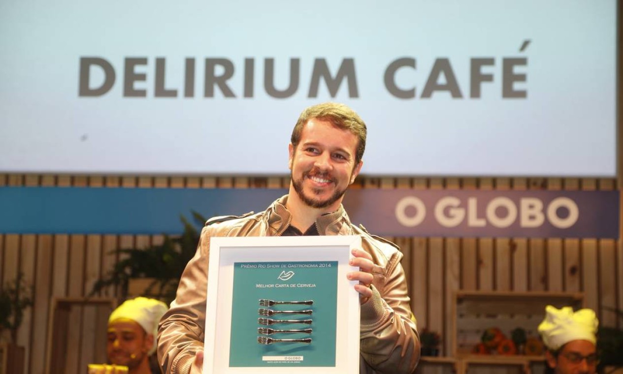 O Delirium Café levou o prêmio melhor carta de cervejas Foto: Marcelo Carnaval/O Globo
