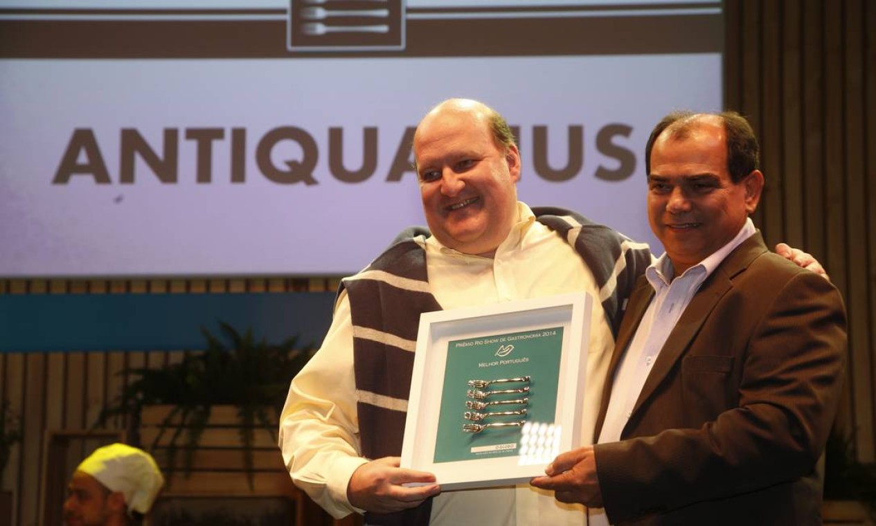O Antiquarius levou o prêmio de Melhor Português Foto: Marcelo Carnaval/O Globo