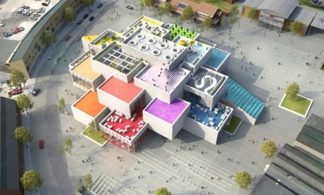 Casa com blocos gigantes de Lego está sendo construída na Dinamarca -  Jornal O Globo