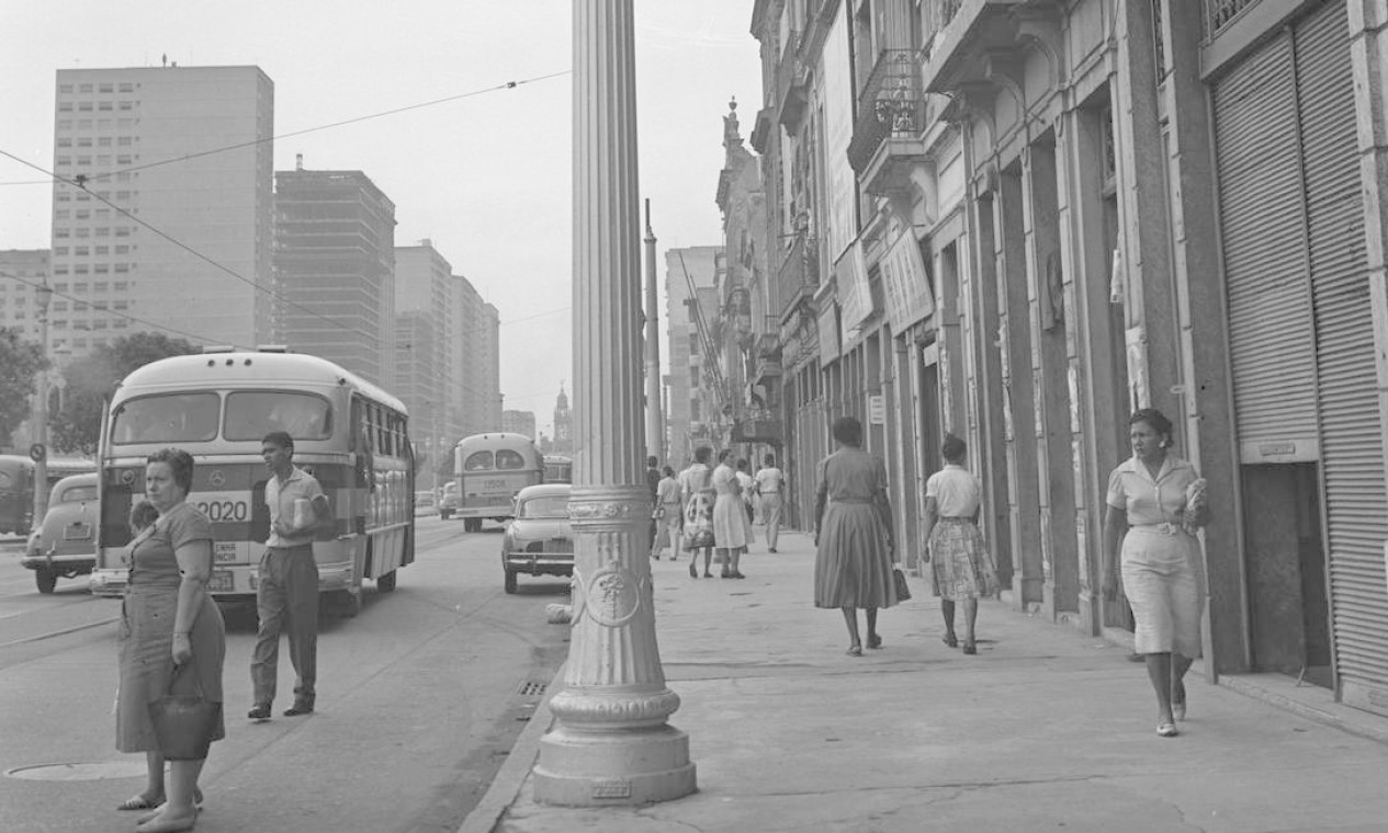 Avenida Presidente Vargas, em 1961 Foto: Agência O Globo