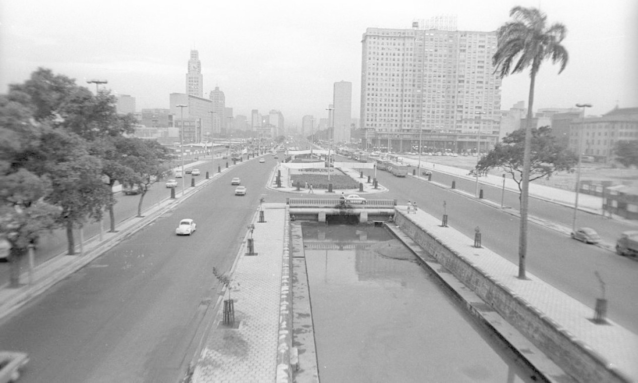 Avenida Presidente Vargas em 27 de outubro de 1978 Foto: Alcyr Cavalcanti / Agência O Globo
