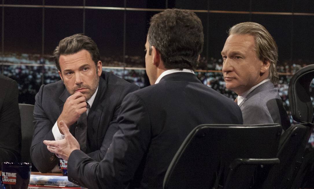 Ben Affleck durante o programa de TV Foto: Janet Van Ham / AP