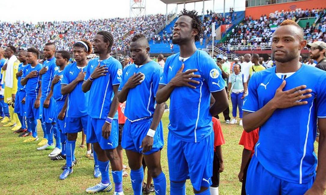 Por enfrentar epidemia, seleção de Serra Leoa disputa os jogos Copa da África de Nações sempre fora de casa Foto: FIFA