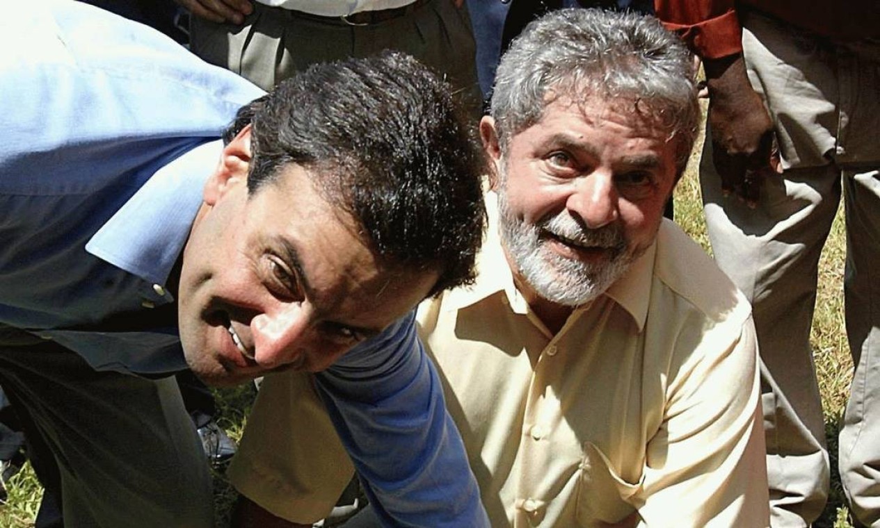 Em 2004, ao lado do então presidente Luiz Inácio Lula da Silva Foto: Divulgação