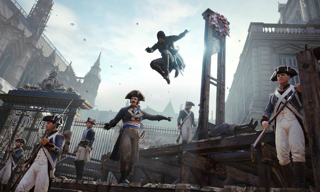 
“Assassin’s Creed Unity”: título permite um passeio virtual pela França de 1789
Foto:
/
Divulgação
