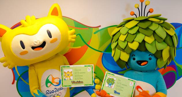 Mascote Tom Dos Jogos Olimpicos - Desenho De Mascotes Olimpicos