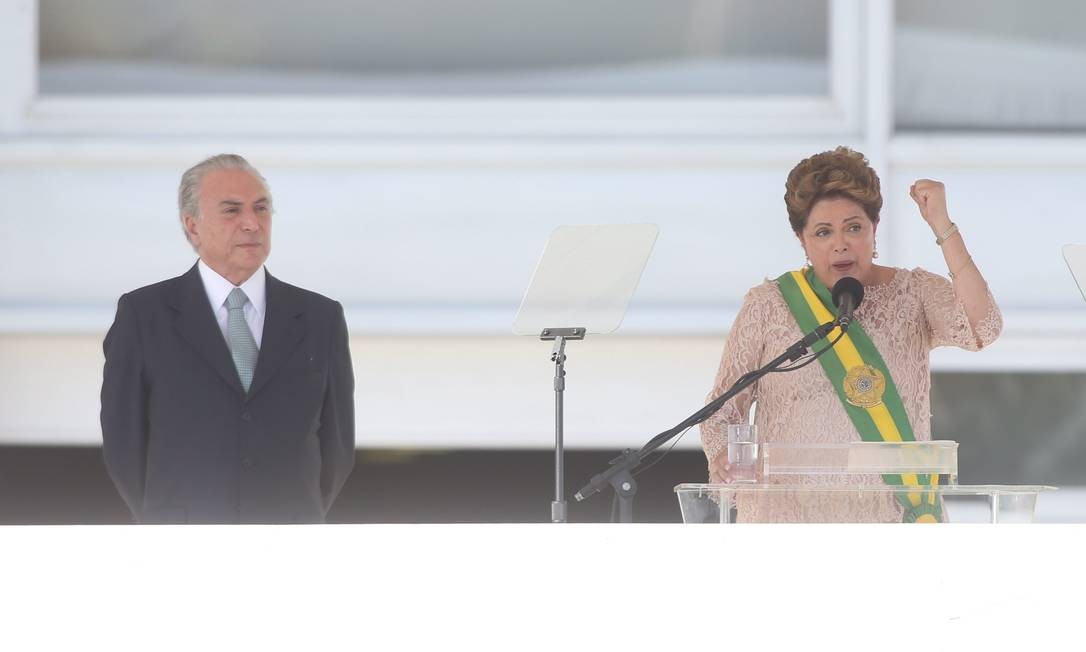 Resultado de imagem para Dilma Rousseff toma posse 2015