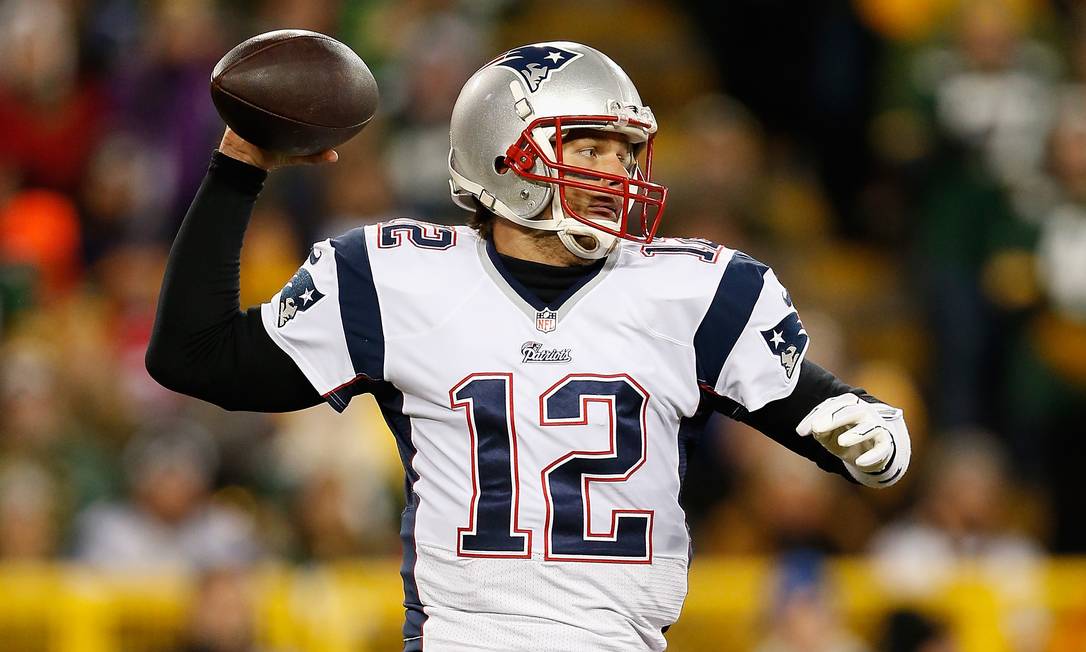 
Lançador. Tom Brady, marido de Gisele Bundchen, joga pelo New England Patriots
Foto: Christian Petersen / Getty Images