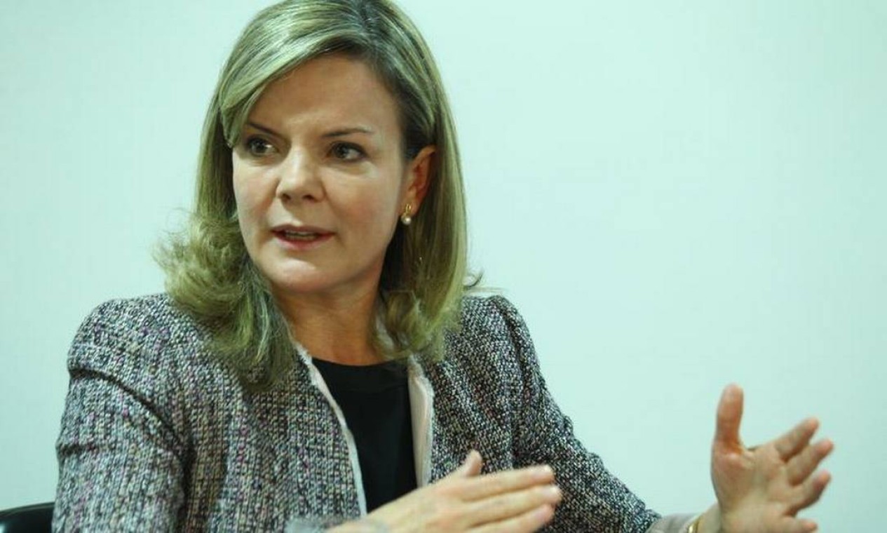 A ex-ministra Gleisi Hoffmann, atual senadora pelo PT-PR Foto: André Coelho / OGlobo
