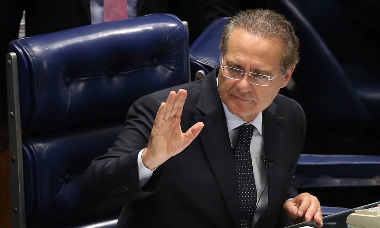 Renan Calheiros, presidente do Senado (PMDB-AL) Foto: Ailton de Freitas / Agência O Globo