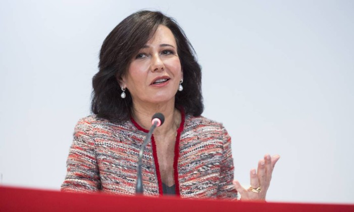 Ana Patricia Botin, presidente do Banco Santander SA Foto: Angel Navarrete / Bloomberg