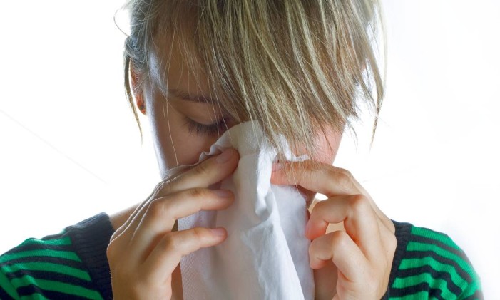 Coriza, um dos sintomas da gripe Foto: FreeImages