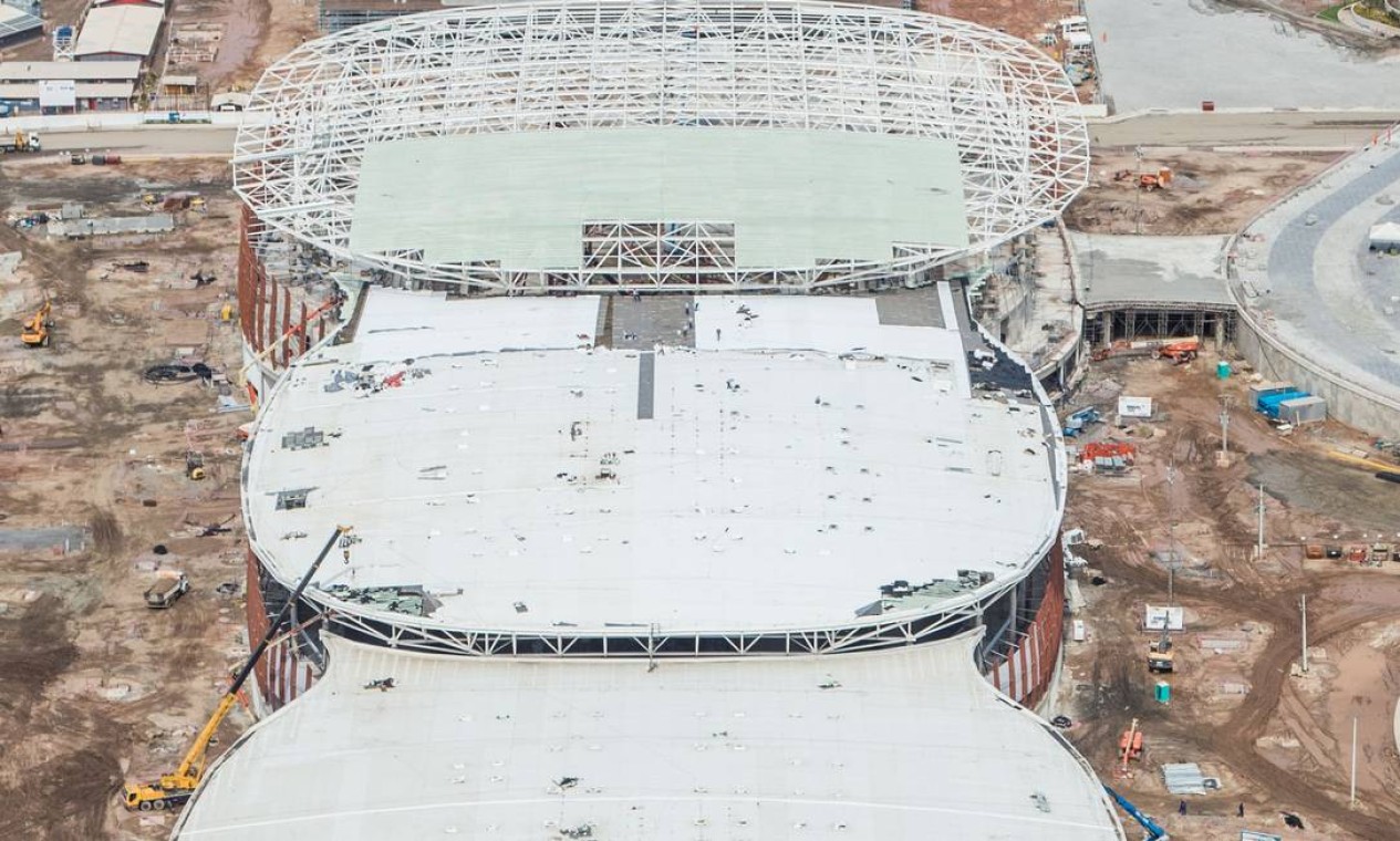 Imagem aérea das três Arenas Cariocas e da Arena do Futuro Foto: Renato Sette Camara / Prefeitura do Rio