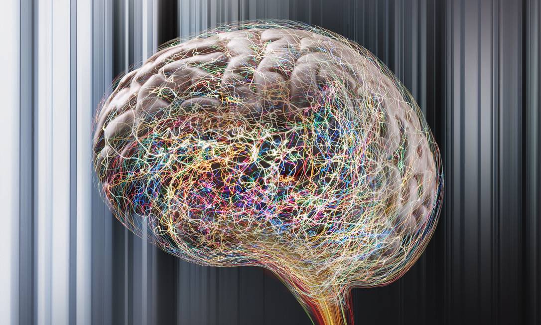 
Ilustração do cérebro humano: estudos mostram que mecanismo natural de esquecimento ajuda a dar lugar a novas informações
Foto:
/
John Lund/ Latinstock
