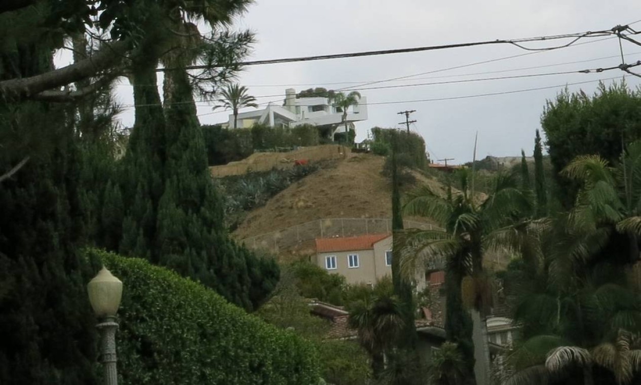 Casa do ator Leonardo DiCaprio, em Hollywood Hills Foto: Bruno Rosa / Agência O GLOBO