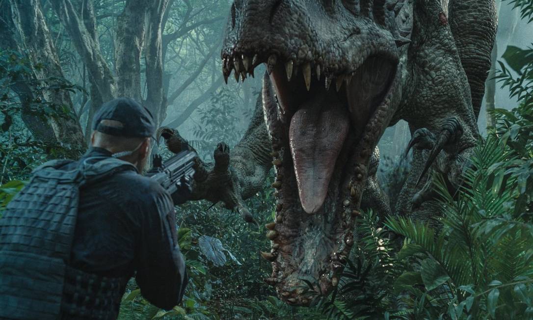 
Cientistas do parque ‘Jurassic World’ criam dinossauro mortífero a partir da mistura do DNA de outros grandes répteis
Foto:
Divulgação
/

