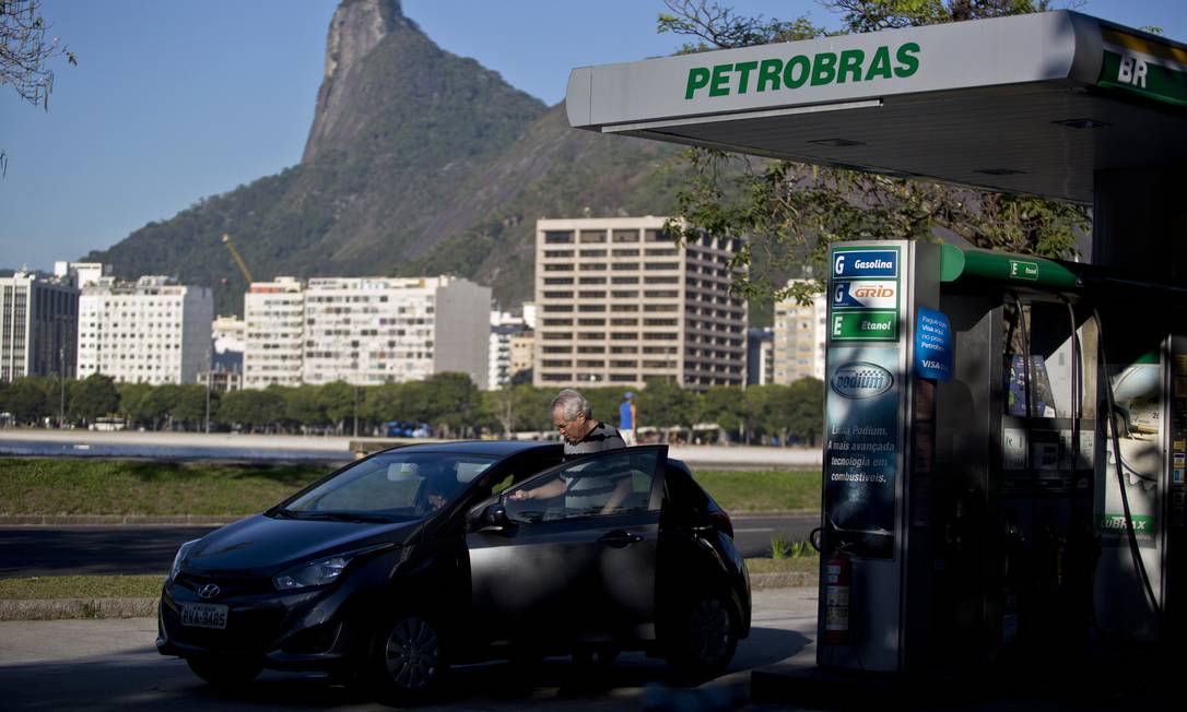 Posto de combustíveis da BR Distribuidora, na zona sul do Rio Foto: Dado Galdieri / Bloomberg