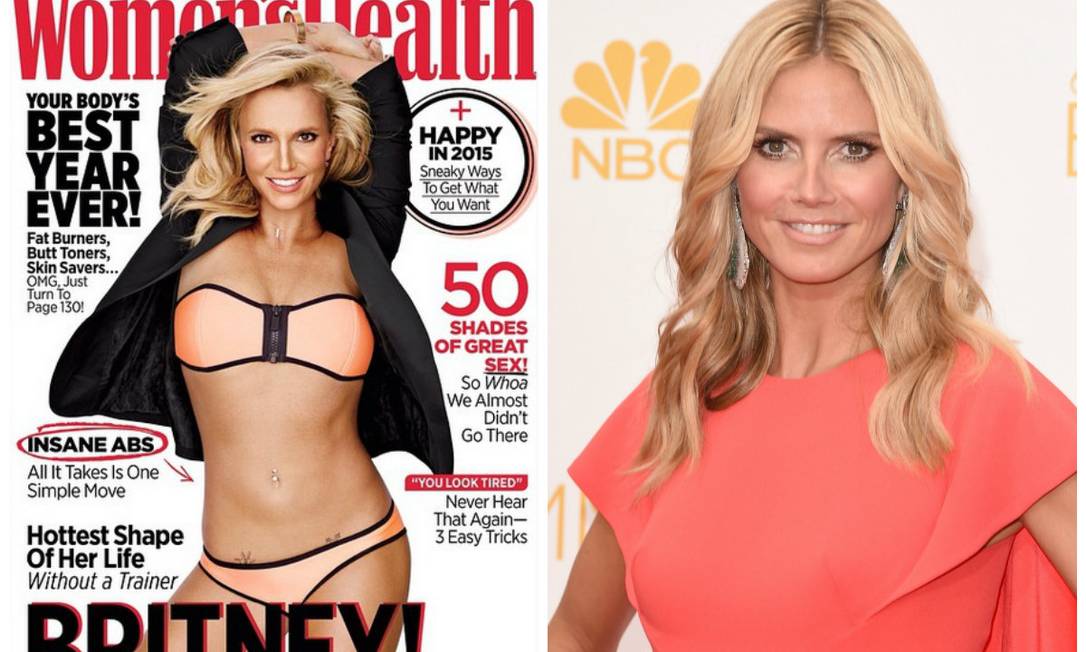 Fãs Levantam Suspeita De Excesso De Photoshop Em Foto De Britney E A Comparam A Heidi Klum