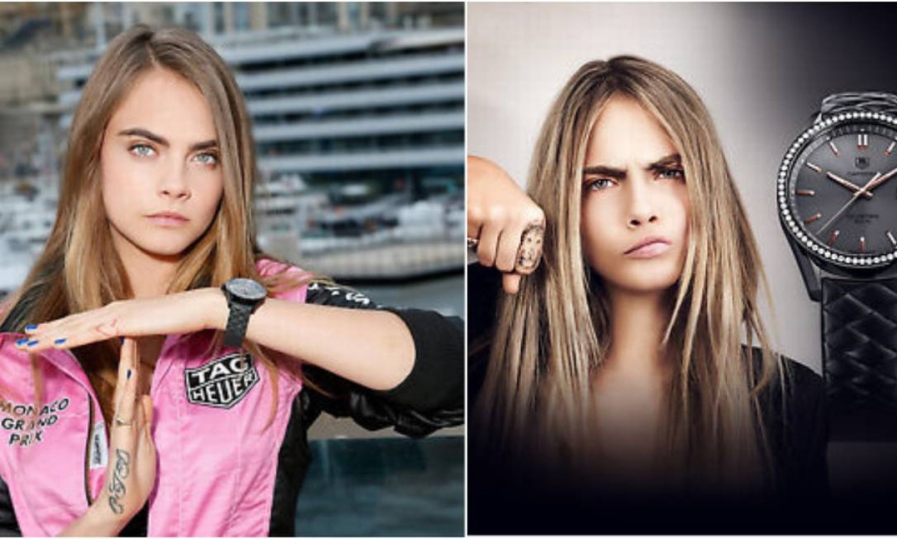 Cara Delevingne leiloa rel gio para ajudar funda o que estudava o