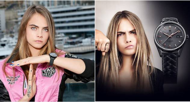 Cara Delevingne leiloa rel gio para ajudar funda o que estudava o