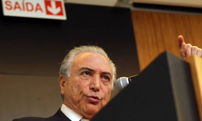 
O vice-presidente da República, Michel Temer
Foto: Givaldo Barbosa / Arquivo O Globo