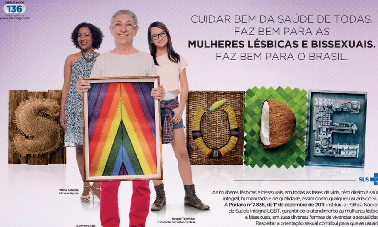 Ministério Da Saúde Lança Campanha De Atenção às Lésbicas E Bissexuais Jornal O Globo 4409