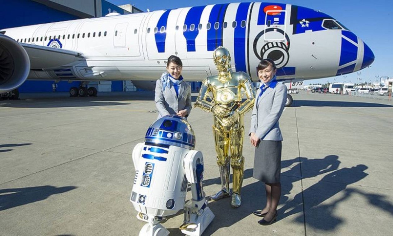 Guerra nas estrelas' inspira decoração de aviões de companhia