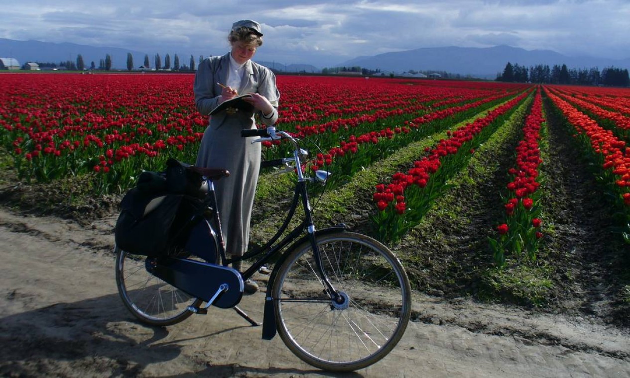 Passeio por campo de tulipas Foto: Divulgação
