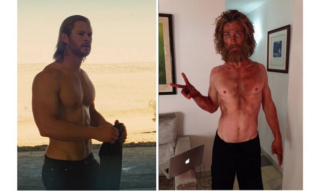 MidiaNews  Chris Hemsworth, o Thor, aparece mais magro em trailer de novo  filme