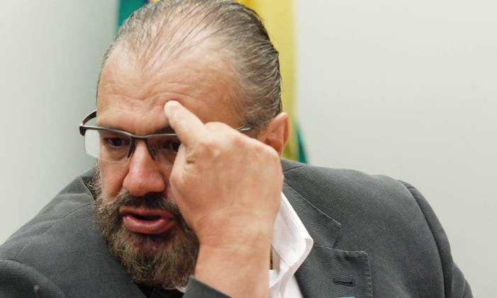 O ex-gerente da Petrobras, Pedro Barusco, durante depoimento na CPI do BNDES, na Câmara dos Deputados Foto: ANDRE COELHO / Agência O Globo