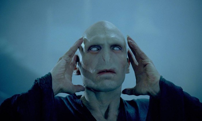 
O vilão Lord Voldemort no filme "Harry Potter e a Ordem da Fênix”
Foto: Divulgação