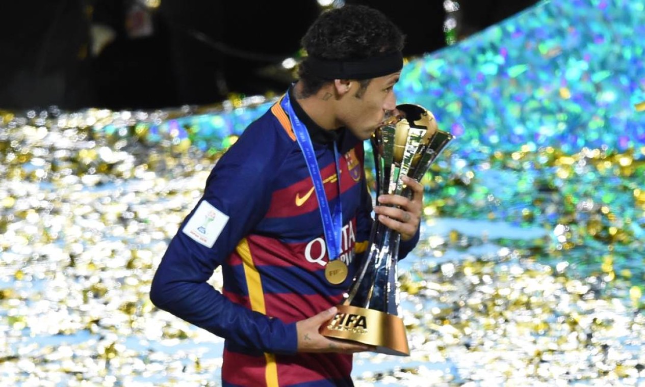 Neymar após o título mundial do