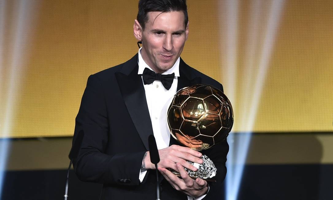 Messi Conquista Pela Quinta Vez A Bola De Ouro - Jornal O Globo