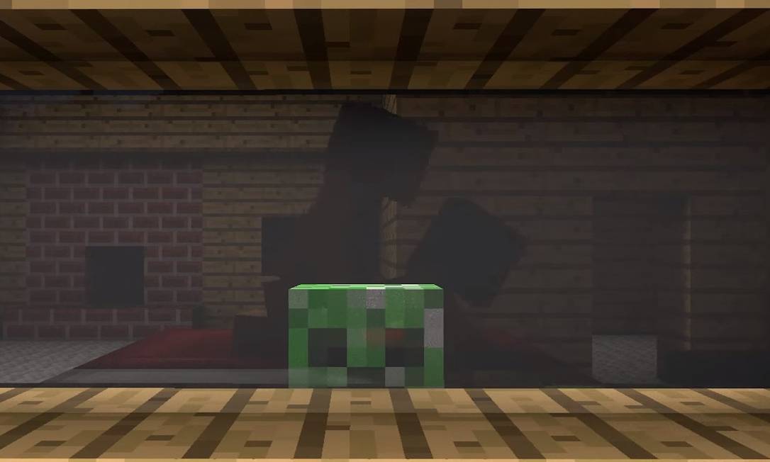 Minecraft frases - será que o creeper seria assim na vida real