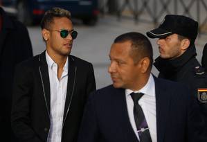 Neymar e seu pai em foto de arquivo Foto: Francisco Seco / AP