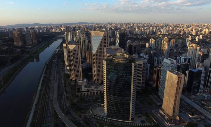 Vista aérea do centro de São Paulo Foto: Gustavo Frazão / gustavofrazao - Fotolia