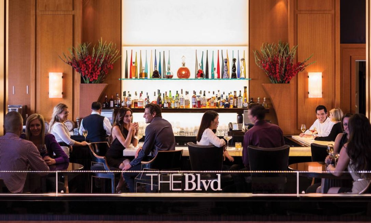 The Blvd, restaurante do Beverly Wishire, tem sucos e drinques de primeira, no roteiro Pretty Woman em Los Angeles Foto: Don Riddle/Divulgação